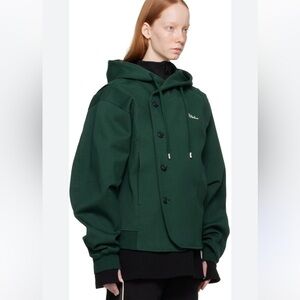 ADER Error Green Fluic Hoodie‎ Jumper 16 Unisex Size A2 NEW